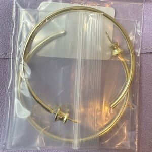 Melinda Maria Gold Hoop Earrings